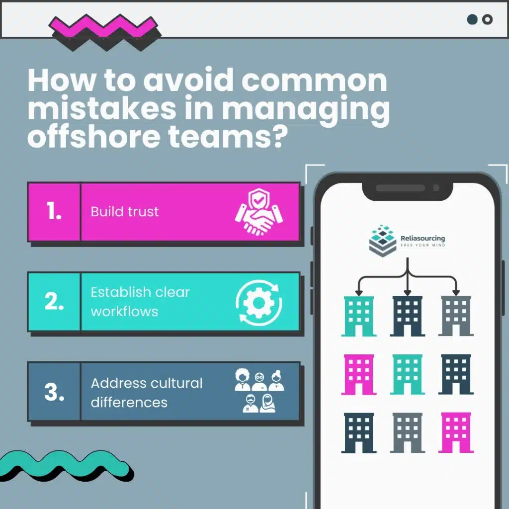 How to avoid common mistakes in managing offshore teams