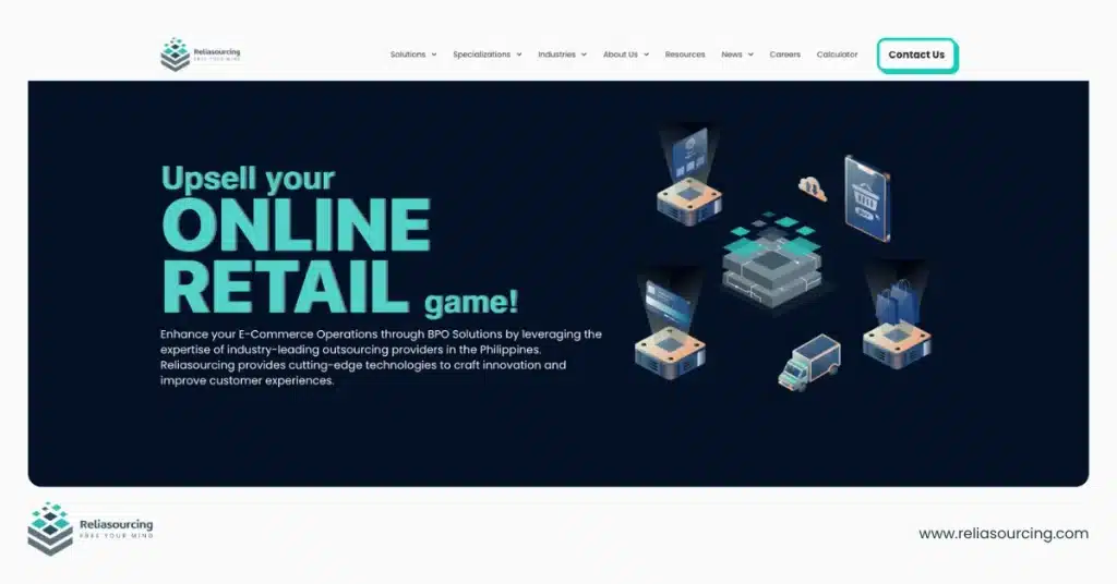 eCommerce page
