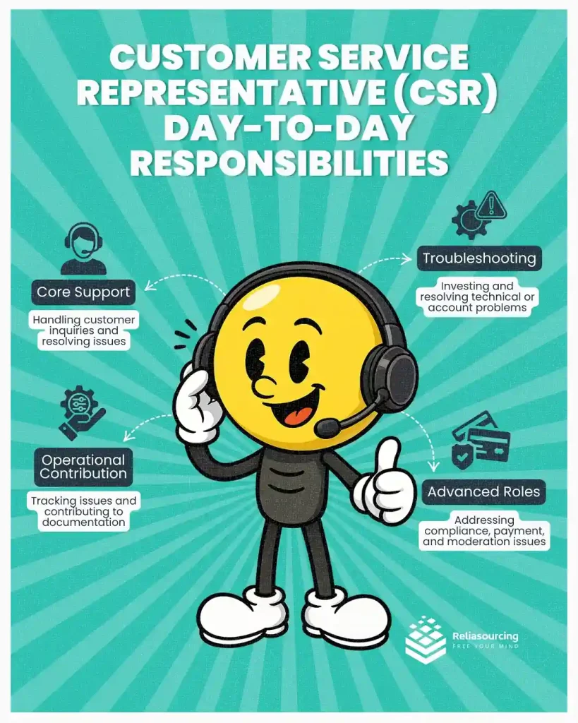 Customer Service Representative (CSR) Day-to-Day Responsibilities
