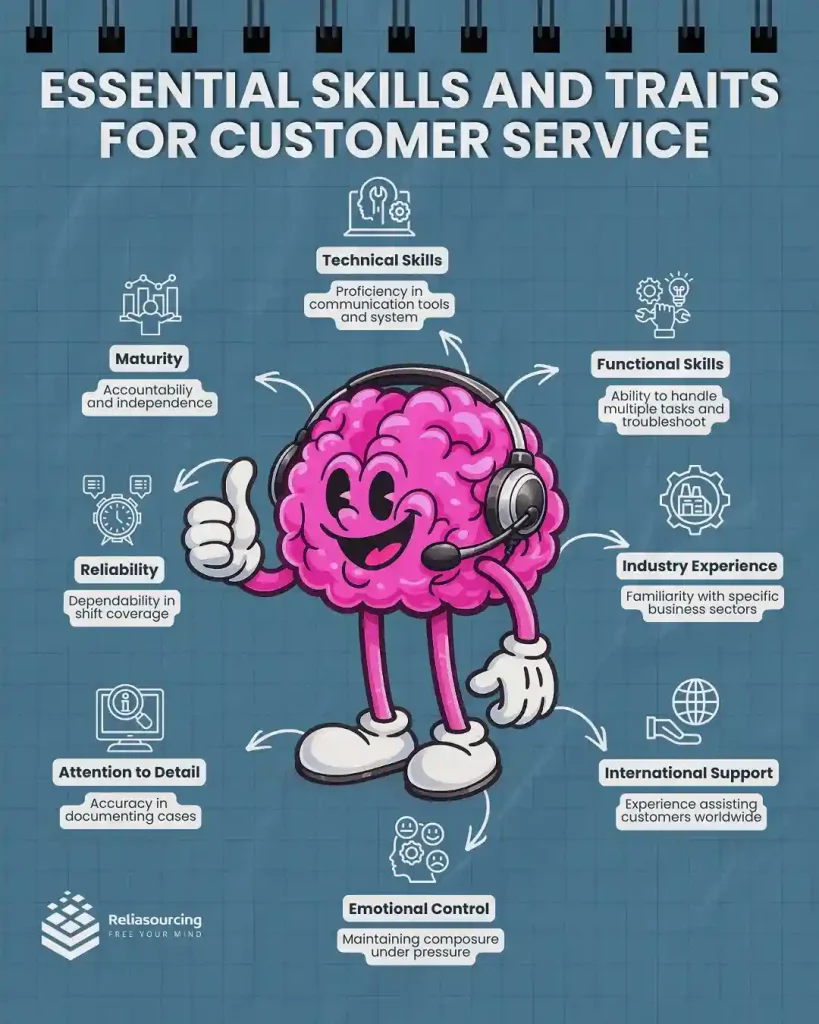 Essential skills and traits for customer service